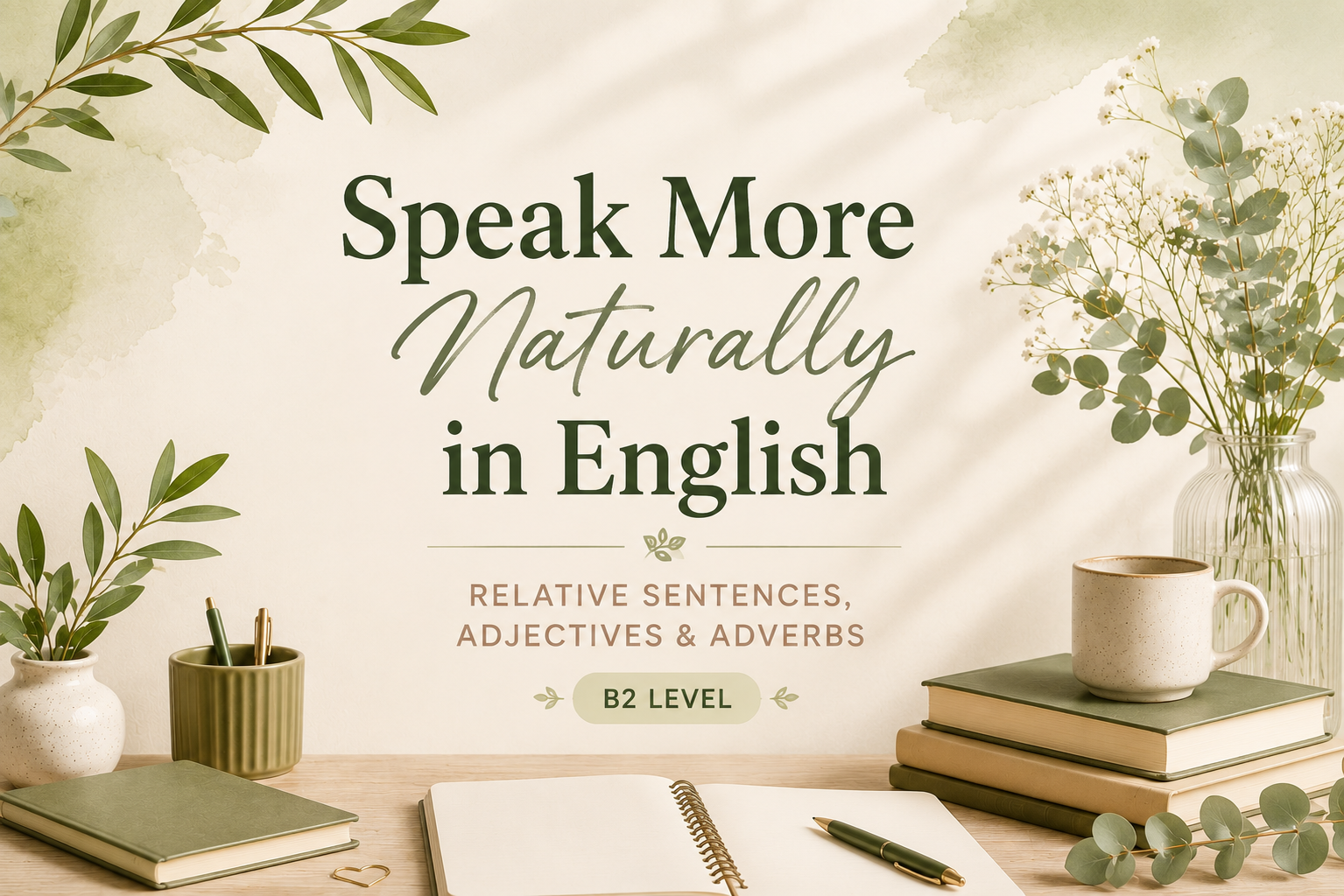 Speak More Naturally in English lesson cover